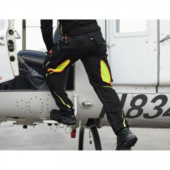 e.s.motion 2020 - ergonomiczne spodnie do pasa, sportowy krój, odblaski, 65% poliester, 35% bawełna, ok. 245 g/m² - 13 kolorów - 38-68.
