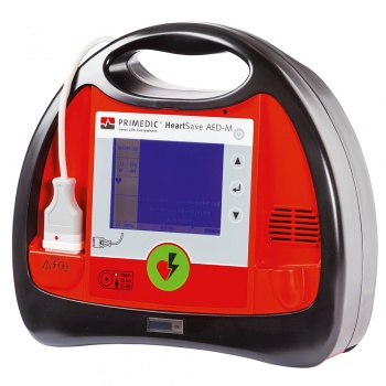 HS-AED-M - Primedic HeartSave - defibrylator, dporny na upadek, Niemiecka jakość, 6 letnia bateria.