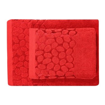 RĘCZNIK SARDYNIA 50X90 CW - Ręcznik bawełniany SARDYNIA 50x90 400g. w kolorze czerwonym