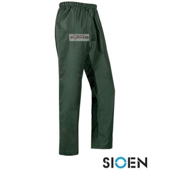 SI-STURRY - spodnie przeciwdeszczowe, gumka w pasie, klejone szwy, 100% poliestru z powłoką PU - M-3XL.