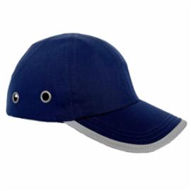 URG-1405 - Czapka ochronna NAVY - lekki kask w formie czapki z daszkiem ABS BUMPCAP GRANAT - 58 - 62 cm