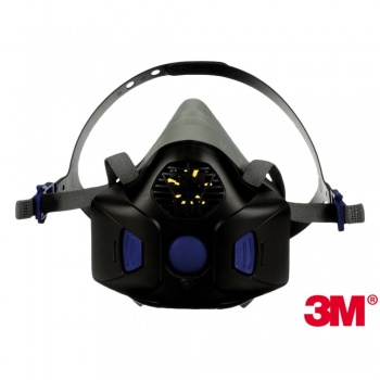 3M-MAS-CLICK - półmaska Secure Click™, poczwórny przepływ powietrza = komfort oddychania - S, M.