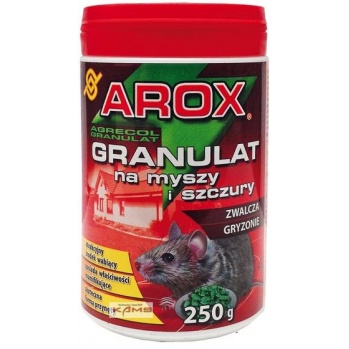 AROX-GRANMYSZ250 - granulat na myszy i szczury 250 g - 4 dni i po kłopocie.
