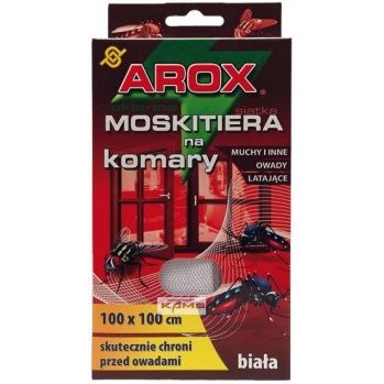 AROX-MOS100x100, AROX-MOS130x150, AROX-MOS150x180 - moskitiera biała+rzep.