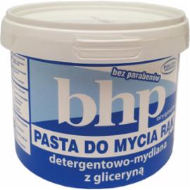 BHP-PAS500 - PASTA DO MYCIA RĄK DETERGENTOWO-MYDLANA Z GLICERYNĄ - 500g. 