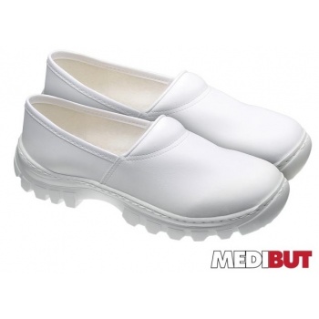 BMFOODM - obuwie białe ochronne  dla przemysłu spożywczego - mokasyn z tworzywa - 40-46.