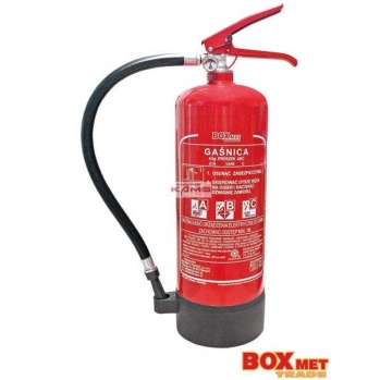 BX-GP-4XABC-P - gaśnica proszkowa, z opaską do gaszenia pożarów grupy ABC z podstawą, 12 sekund - 4 kg.
