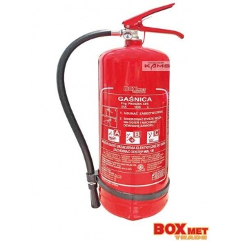 BX-GP-6XABC-O - gaśnica proszkowa z opaską do gaszenia pożarów grupy ABC, 15 sekund - 6 kg.