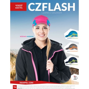 CZFLASH - Czapka z daszkiem idealna na upalne dni - 4 kolory - 57-61.