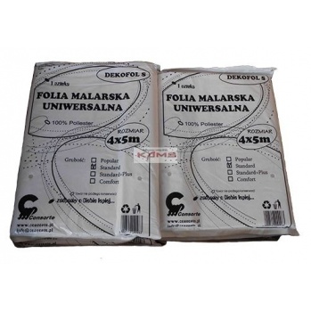 Folia malarska - Folia 4x5m - Comfort 635gram/szt.