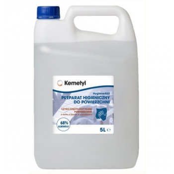 Hygiene4All Surface Disinfection - preparat do dezynfekcji powierzchni, wirusobójczy, bakteriobójczy, 68% alkoholu, 5l