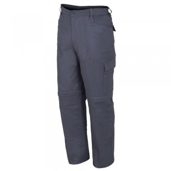 ISSA STRIP 8060B - spodnie do pasa, wiele kieszeni, odpinane nogawki, 100% bawełny, 250 g/ m2 - S-3XL.