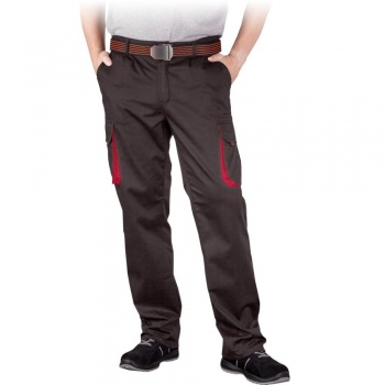 LAND-T - Elastyczne męskie spodnie ochronne do pasa LAND, 62% poliester, 35% bawełna, 3% elastan, 240 g/m² - 9 kolorów - 46-62.