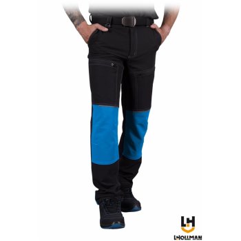 LH-FUSON - elastyczne spodnie ochronne do pasa, 6 kieszeni, elementy odblaskowe, 92% poliester, 8% spandex, 240 g/m² - 46-62.