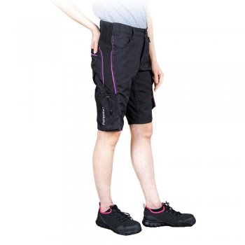 LH-FWN-TS - krótkie damskie spodnie ochronne FORWOMEN z krótkimi, canvas, 65% poliester, 35% bawełna, 220 g/m² - S-3XL.
