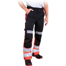 LH-THORVIS-T - spodnie ochronne do pasa, posiadają pasy odblaskowe, idealne dla drogowców i innych służb porządkowych - 2 kolory - 46-62