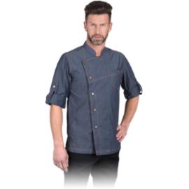 MAESTO - męska bluza z długim rękawem, 6 zatrzasków, 70% poliester, 30% bawełna, 180 g/m² - S-3XL.
