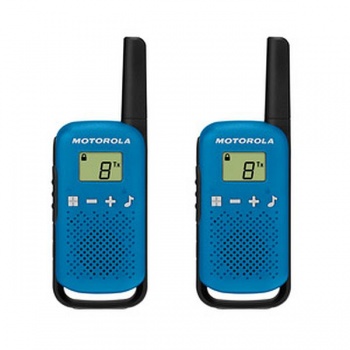 MOTOROLA T42 2x TALKABOUT - podwójny radiotelefon wycieczka, plaża, ogród, zasięg do 4 km, 16 kanałów - 2 kolory.