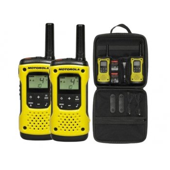 MOTOROLA T92 TLKR radiotelefon wodoodporny, IP67, 2 szt, zasięg do 10km, 16h pracy,