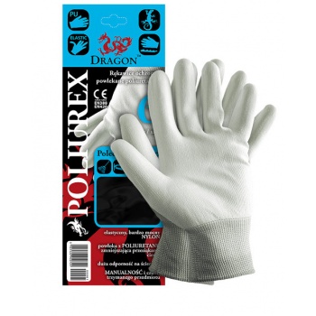 POLIUREX - rękawice ochronne - 6,7, 8, 9, 10,11.