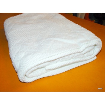Ręcznik biały motel  gr. 500 .    70/140