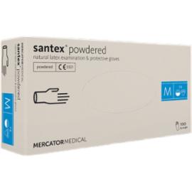 RMM-LATSANTEX - Rękawice lateksowe diagnostyczne, santex® powdered (smooth) - S-XL
