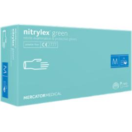 RMM-NITGREEN - Rękawice nitrylowe w kolorze miętowym - bezpudrowe, nitrylex® green - M-XL