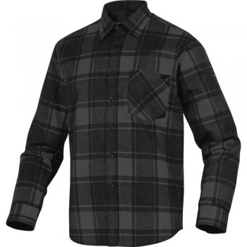RUBY - koszula robocza z flaneli bawełnianej z długimi rękawami, drelich 100%, flanela 150 g/m²- 2 kolory - S-3XL.
