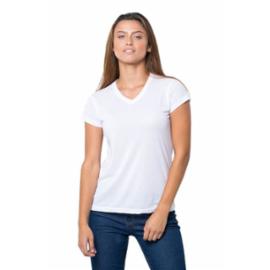 SBTSLCMFP - T-shirt damski v-neck z krótkim rękawkiem - S-2XL