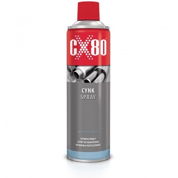 SPRAY ZINC CX-80 Szybkoschnący środek zabezpieczający przed korozją - 500 ml.