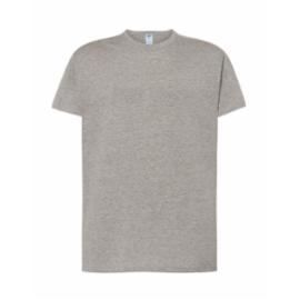 Premium T-shirt JHK TSRA 190 - męski z krótkim rękawem, wzmocniony lycrą ściągacz, 98% bawełna, 2% poliester, 190g - 26 kolorów - XS-5XL.