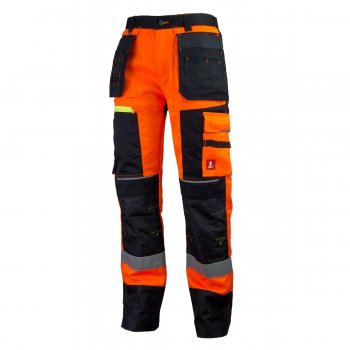 URG_714 HV - spodnie ostrzegawcze do pasa, 80% poliester, 20% bawełna, gramatura 280g/m² - 44-62.