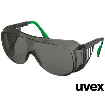 UX-OO-WELD-BZ3 - okulary spawalnicze, szary poliwęglan z powłoką Infradur, 4-stopniowa regulacja dł. zauszników.