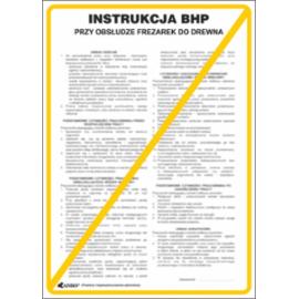 Z-IBD10 - Instrukcja BHP „ Instrukcja BHP przy obsłudze frezarek do obróbki drewna” - 250x350