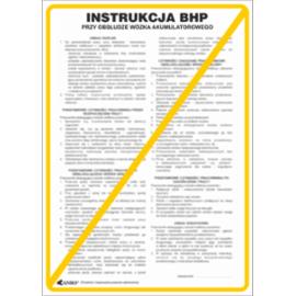 Z-IPT03 - Instrukcja BHP i PPOŻ BHP przy obsłudze wózka akumulatorowego - 330x460