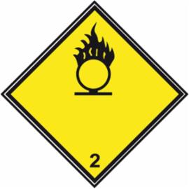 Z-T5 - Oznaczenia substancji niebezpiecznych w transporcie „Materiały utleniające podtrzymujące palenie” - 300x300