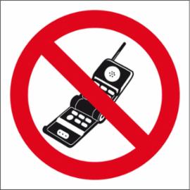 ZZ-13Z - Znak BHP Zakaz używania telefonów komórkowych - 200x200