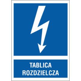 ZZ-15EIA - Znak elektryczny Tablica rozdzielcza.  - 105X148-74X105