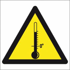 ZZ-17O - Znak BHP Ostrzeżenie przed wysokimi temperaturami - 200x200