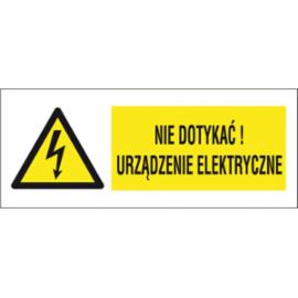 ZZ-1EOB - Znak elektryczny Nie dotykać urządzenie elektryczne.  - 74X210