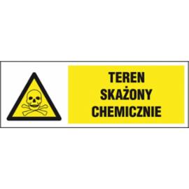 ZZ-1KL - Znak klęski żywiołowe Teren skażony chemicznie - 100x300-150x450