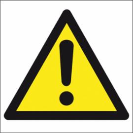 ZZ-1O - Znak BHP Ogólny znak ostrzegawczy (ostrzeżenie, ryzyko niebezpieczeństwa) - 200x200