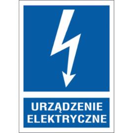 ZZ-21EIA - Znak elektryczny Urządzenie elektryczne.  - 105X148-74X105