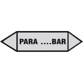 ZZ-2K1 - Oznakowanie rurociągów Para…bar - 25x75-40x120
