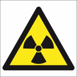 ZZ-4O - Znak BHP Ostrzeżenie przed subst.radioaktywnymi i promieniowaniem jonizującym - 200x200