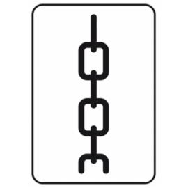ZZ-7NP - Oznakowanie substancji niebezpiecznych w transporcie Miejsce mocowania lin,łańcuchów - 105x148-74x105