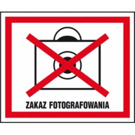 ZZ-80 - Znak Zakaz fotografowania - 410X510