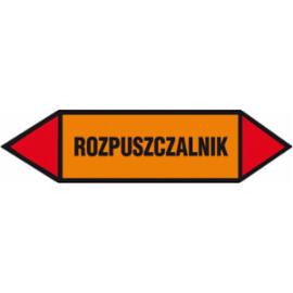 ZZ-8K4 - Oznakowanie rurociagów Rozpuszczalnik - 25x75-40x120