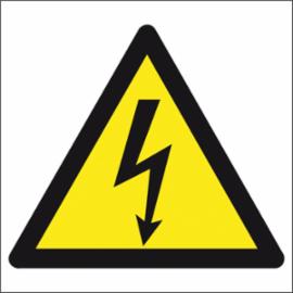 ZZ-9O - Znak BHP Ostrzeżenie przed porażeniem prądem elektrycznym - 200x200