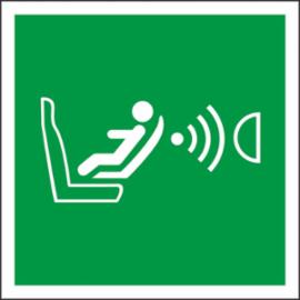 ZZ-E014 - Znak ewakuacyjny „System detekcji obecności i położenia fotelika dziecięcego (CPOD)” - 150x150